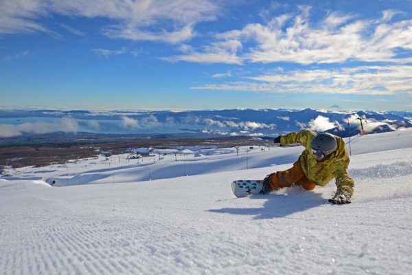 Pucón de Color Blanco Invierno