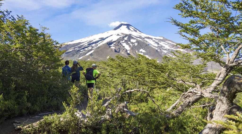 trekking cráteres parasitos pucón